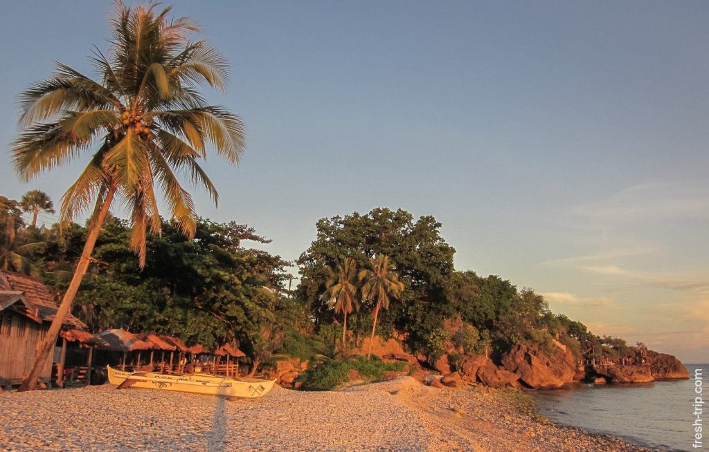 Sunset on the Bohol island