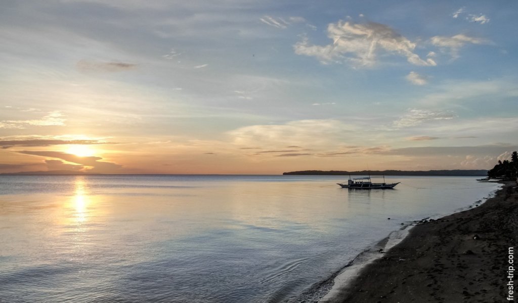Sunset in Donsol, Philippines