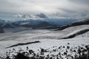ледники горы Эльбрус, Россия
